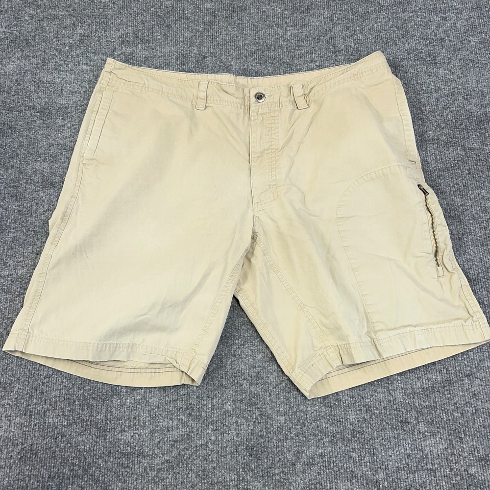Patagonia Shorts Mens 38 Beige Organic Cotton All-Wear Utility Hiking Pockets 9"